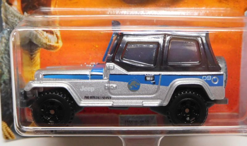 画像: 2018 MATCHBOX "JURASSIC WORLD"  【'93 JEEP WRANGLER #9】  SILVER-BLACK