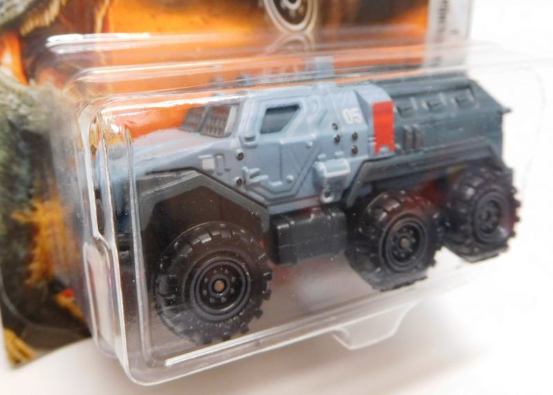 画像: 2018 MATCHBOX "JURASSIC WORLD"  【ARMORED ACTION TRUCK】  FLAT GRAY