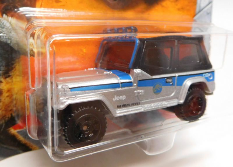 画像: 2018 MATCHBOX "JURASSIC WORLD"  【'93 JEEP WRANGLER #9】  SILVER-BLACK