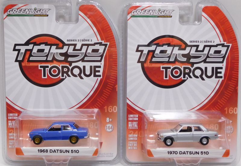 画像: 2018 GREENLIGHT TOKYO TORQUE S2 【6種セット】 1971 BRE DATSUN 510/1968 DATSUN 510/1970 DATSUN 510/2015NISSAN GT-R(R35)/2001 NISSAN SKYLINE GT-R(BNR34)