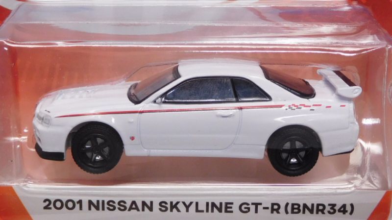 画像: 2018 GREENLIGHT TOKYO TORQUE S2 【2001 NISSAN SKYLINE GT-R (BNR34)】 WHITE/RR