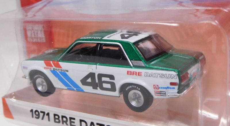 画像: 2018 GREENLIGHT TOKYO TORQUE S2 【1971 BRE DATSUN 510 #46】 MET.GREEN-WHITE/RR(GREEN MACHINE)