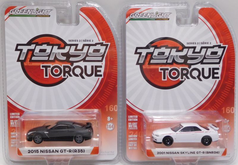 画像: 2018 GREENLIGHT TOKYO TORQUE S2 【6種セット】 1971 BRE DATSUN 510/1968 DATSUN 510/1970 DATSUN 510/2015NISSAN GT-R(R35)/2001 NISSAN SKYLINE GT-R(BNR34)