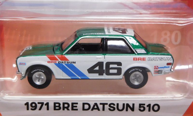 画像: 2018 GREENLIGHT TOKYO TORQUE S2 【1971 BRE DATSUN 510 #46】 MET.GREEN-WHITE/RR(GREEN MACHINE)