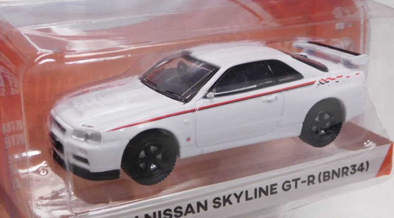 画像: 2018 GREENLIGHT TOKYO TORQUE S2 【2001 NISSAN SKYLINE GT-R (BNR34)】 WHITE/RR