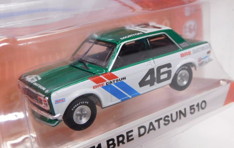 画像: 2018 GREENLIGHT TOKYO TORQUE S2 【1971 BRE DATSUN 510 #46】 MET.GREEN-WHITE/RR(GREEN MACHINE)