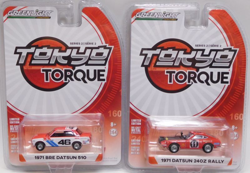 画像: 2018 GREENLIGHT TOKYO TORQUE S2 【6種セット】 1971 BRE DATSUN 510/1968 DATSUN 510/1970 DATSUN 510/2015NISSAN GT-R(R35)/2001 NISSAN SKYLINE GT-R(BNR34)