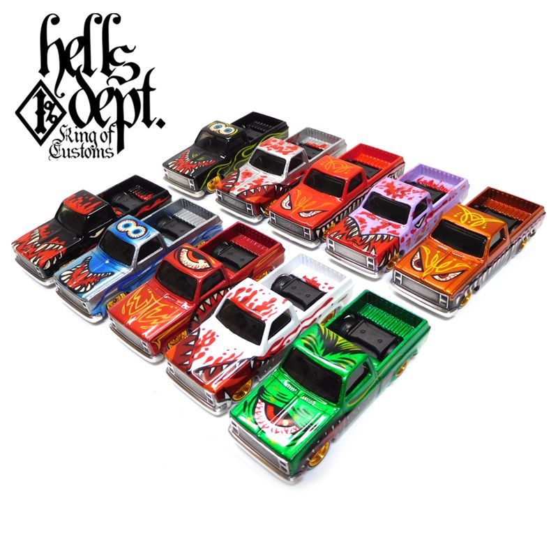 画像: HELLS DEPT 2018 - BOO Pinstriping 【'83 CHEVY SILVERADO MONOEYE CHASSIS (カスタム完成品)】(MYSTERY PACK)(限定10台）（送料サービス適用外）