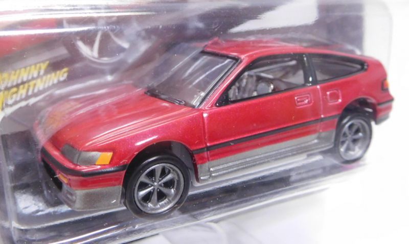 画像: 2018 JOHNNY LIGHTNING - STREET FREAKS S1 【1990 HONDA CRX】 RED (IMPORT HEAT)(WHITE LIGHTNING）