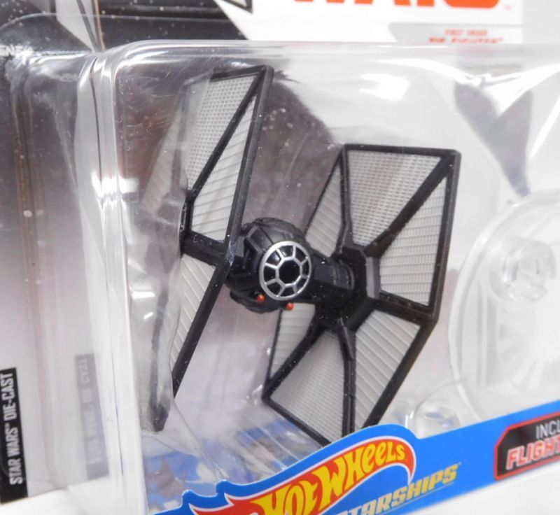 画像: 2018 HW STAR WARS STARSHIP 【FIRST ORDER TIE FIGHTER】　BLACK (2018 WHITE CARD)