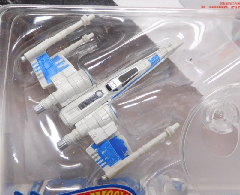 画像: 2018 HW STAR WARS STARSHIP 【RESISTANCE X-WING FIGHTER】 WHITE-BLUE (2018 WHITE CARD)