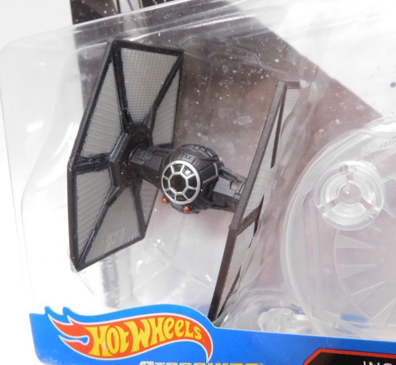 画像: 2018 HW STAR WARS STARSHIP 【FIRST ORDER TIE FIGHTER】　BLACK (2018 WHITE CARD)