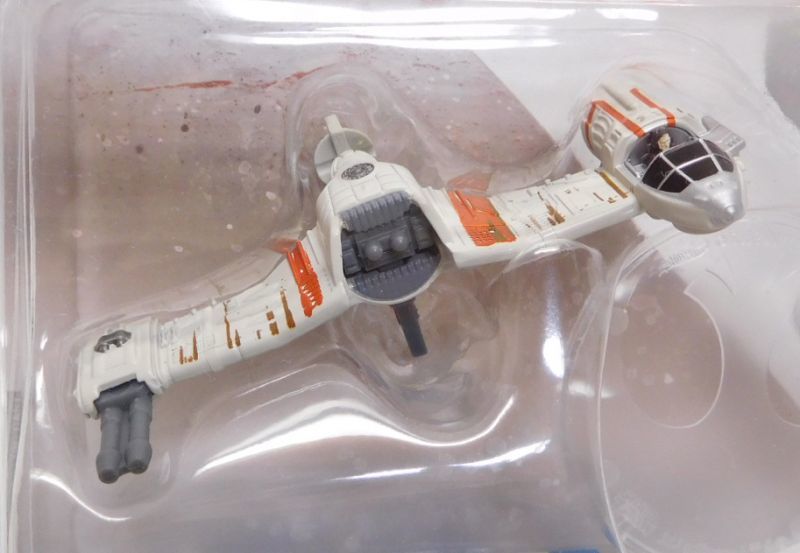 画像: 2018 HW STAR WARS STARSHIP 【POE'S SKI SPEEDER】　WHITE-RED (2018 WHITE CARD)