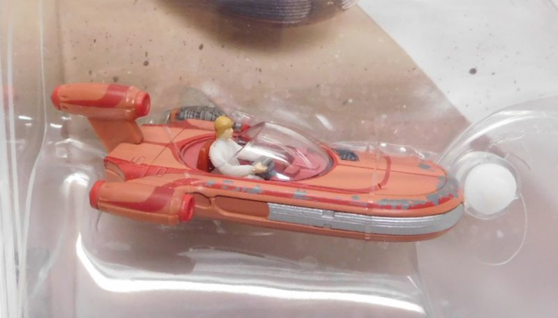 画像: 2018 HW STAR WARS STARSHIP 【LUKE SKYWALKER'S LANDSPEEDER】　FLAT LT.RED (2018 WHITE CARD)