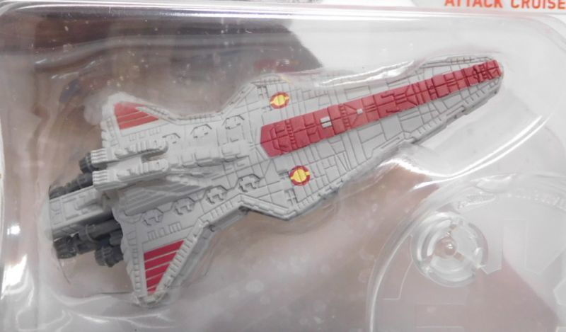 画像: 2018 HW STAR WARS STARSHIP 【REPUBLIC ATTACK CRUISER】　GRAY-RED(2018 WHITE CARD)