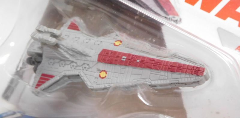 画像: 2018 HW STAR WARS STARSHIP 【REPUBLIC ATTACK CRUISER】　GRAY-RED(2018 WHITE CARD)