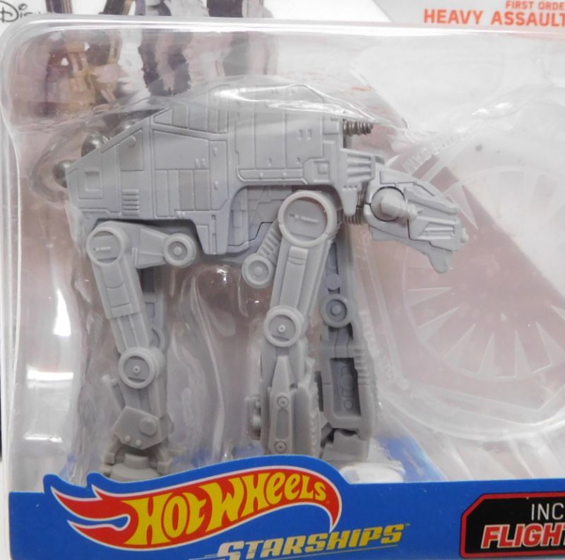 画像: 2018 HW STAR WARS STARSHIP 【FIRST ORDER HEAVY ASSAULT WALKER】　GRAY (2018 WHITE CARD)