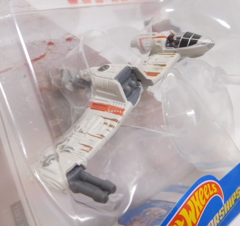 画像: 2018 HW STAR WARS STARSHIP 【POE'S SKI SPEEDER】　WHITE-RED (2018 WHITE CARD)