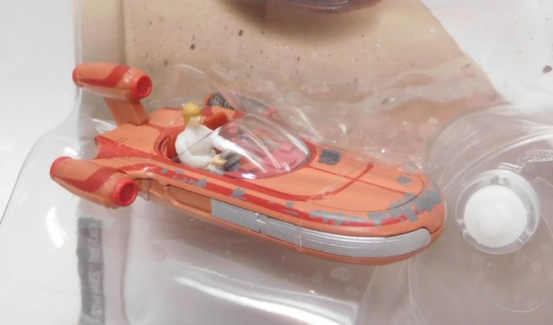 画像: 2018 HW STAR WARS STARSHIP 【LUKE SKYWALKER'S LANDSPEEDER】　FLAT LT.RED (2018 WHITE CARD)