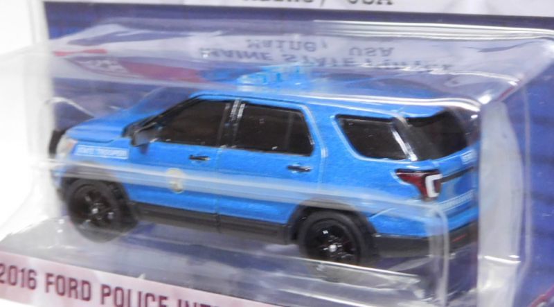 画像: 2018 GREENLIGHT HOT PURSUIT S27 【2016 FORD POLICE INTERCEPTOR UTILITY】 BLUE/RR (MAINE STATE POLICE)