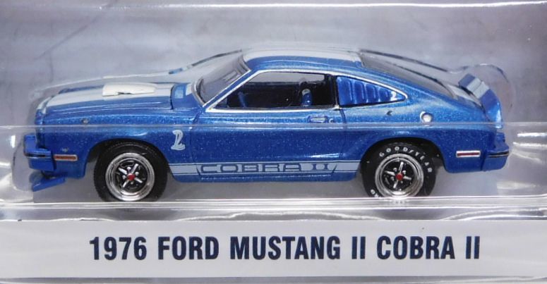 画像: 2018 GREENLIGHT GL MUSCLE S20 【1976 FORD MUSTANG II COBRA II】 BLUE/RR 