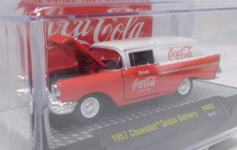 画像: 2018 M2 MACHINES - HOBBY EXCLUSIVE R2 【"COCA-COLA" 3種セット (BLACK BLISTER)】1960 VW DELIVERY VAN/1956 FORD F-100 TOW TRUCK/1957 CHEVROLET SEDAN DELIVERY