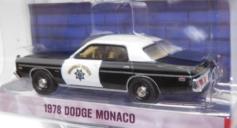 画像: 2018 GREENLIGHT HOT PURSUIT S27 【1978 DODGE MONACO】 BLACK-WHITE/RR (CALIFORNIA HIGHWAY PATROL)