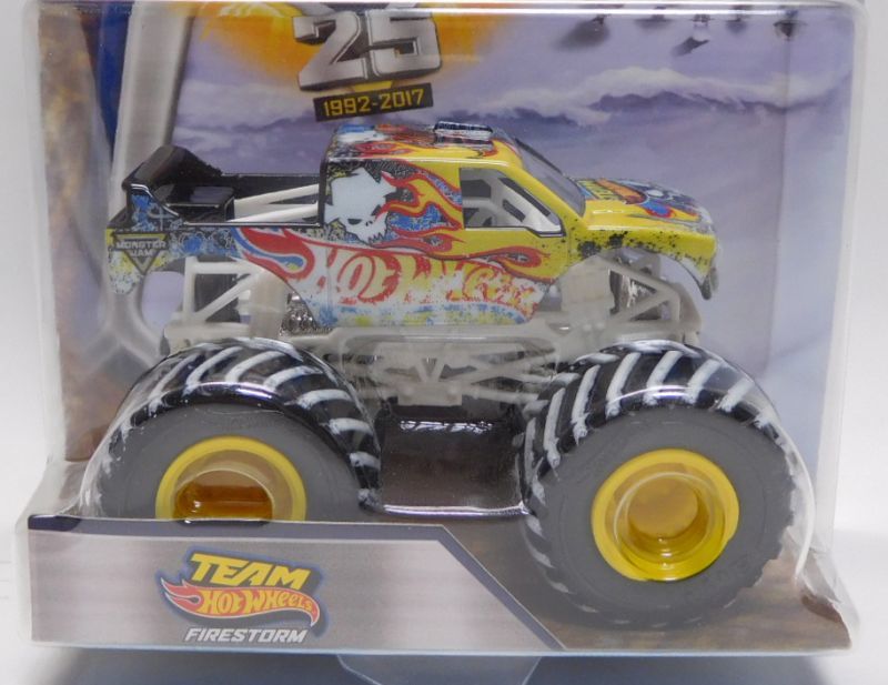 画像: 2017 MONSTER JAM 25th SPECIAL HOLIDAY EDITION 【TEAM HOT WHEELS】 BLACK (予約不可）