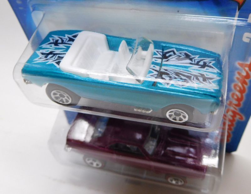 画像: 2007 WALGREENS EXCLUSIVE 2PACK 【1967 CAMARO CONVERTIBLE】　AQUA (with '69 PONTIAC FIREBIRD T/A)/5SP (CHOJIRO GRAPHIC'S)