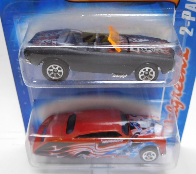 画像: 2007 WALGREENS EXCLUSIVE 2PACK 【1967 CAMARO CONVERTIBLE】　FLAT BLACK (with PURPLE PASSION)/5SP (CHOJIRO GRAPHIC'S)