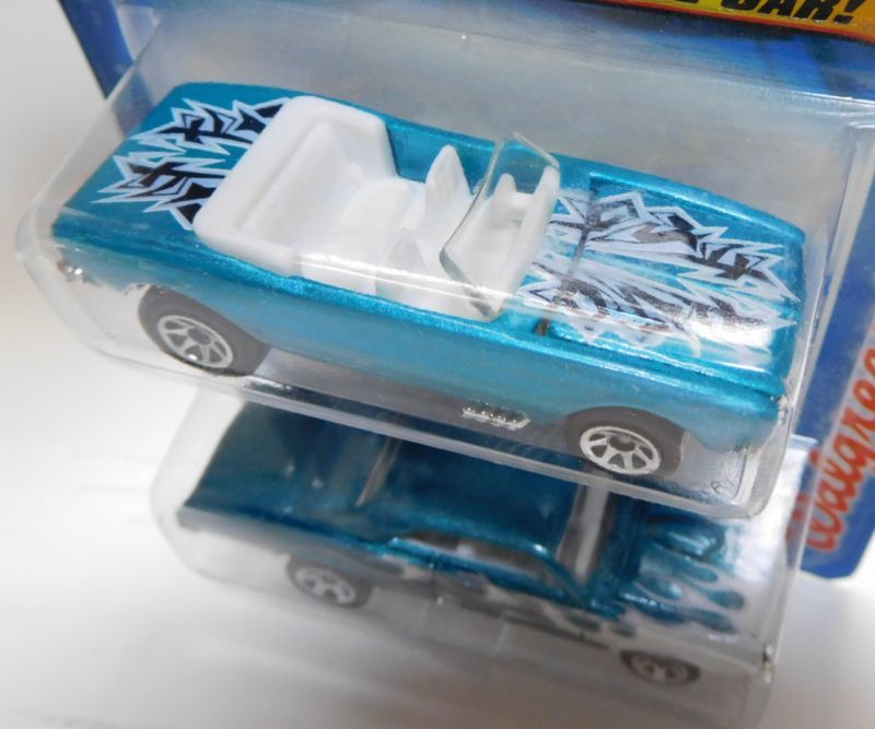 画像: 2007 WALGREENS EXCLUSIVE 2PACK 【1967 CAMARO CONVERTIBLE】　AQUA (with '67 PONTIAC GTO)/5SP (CHOJIRO GRAPHIC'S)