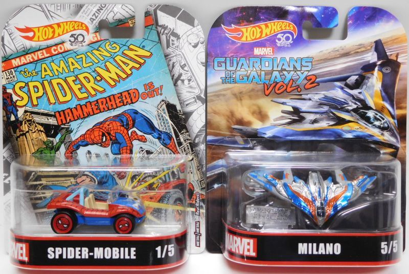 画像: 2018 RETRO ENTERTAINMENT 【Hアソート 5種セット】GHOST RIDER CHARGER/PUNISHER VAN/DEADPOOL CHIMICHANGA TRUCK/SPIDER-MOBILE/MILANO