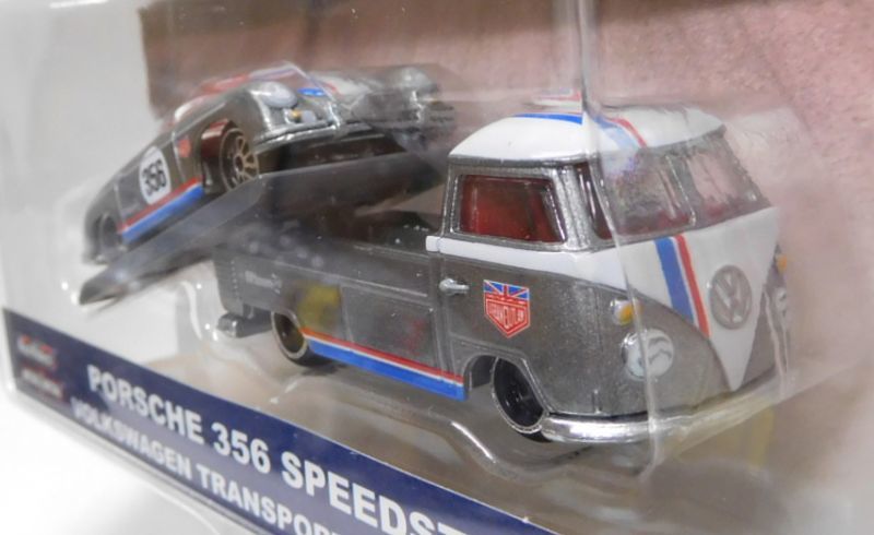 画像: 2018 HW CAR CULTURE- TEAM TRANSPORT 【PORSCHE 356 SPEEDSTER & VOLKSWAGEN TRANSPORTER T1 PICKUP】GRAY/RR