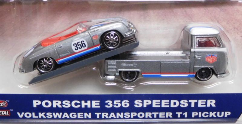 画像: 2018 HW CAR CULTURE- TEAM TRANSPORT 【PORSCHE 356 SPEEDSTER & VOLKSWAGEN TRANSPORTER T1 PICKUP】GRAY/RR