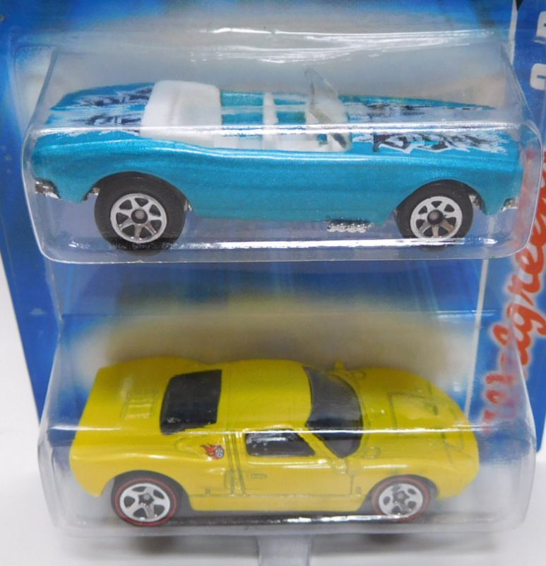 画像: 2007 WALGREENS EXCLUSIVE 2PACK 【1967 CAMARO CONVERTIBLE】　AQUA (with FORD GT-40)/5SP (CHOJIRO GRAPHIC'S)