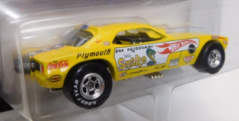 画像: 2003 HALL OF FAME - MILESTONE MOMENTS 【"SNAKE" PLYMOUTH BARRACUDA】 YELLOW/RR