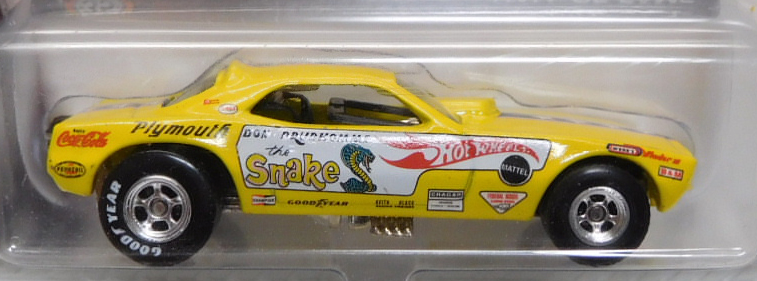 画像: 2003 HALL OF FAME - MILESTONE MOMENTS 【"SNAKE" PLYMOUTH BARRACUDA】 YELLOW/RR