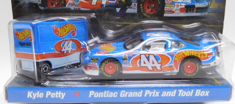 画像: 1998 HOT WHEELS PRO RACING PIT CREW 【#44 TEAM HOT WHEELS/PONTIAC GRAND PRIX and TOOL BOX】　RACE TEAM LT.BLUE/RR