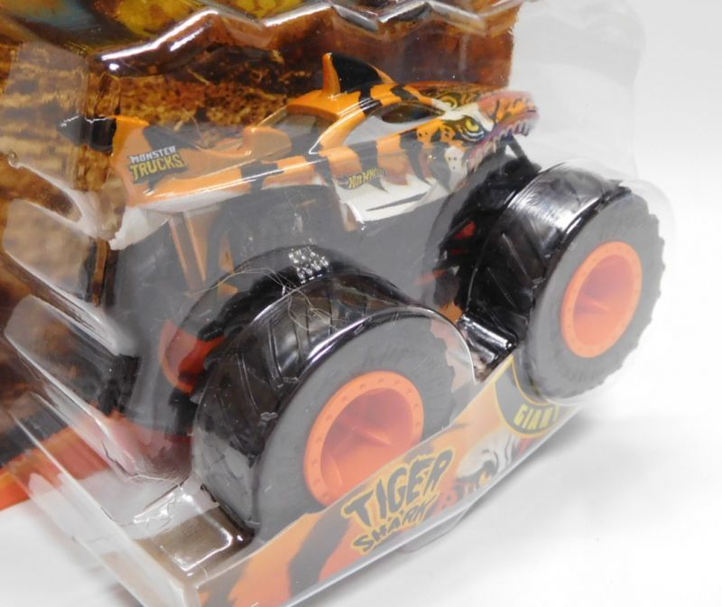 画像: 2018 HW MONSTER TRUCKS! 【TIGER SHARK】 ORANGE (includes COLLECTABLE WHEEL!)