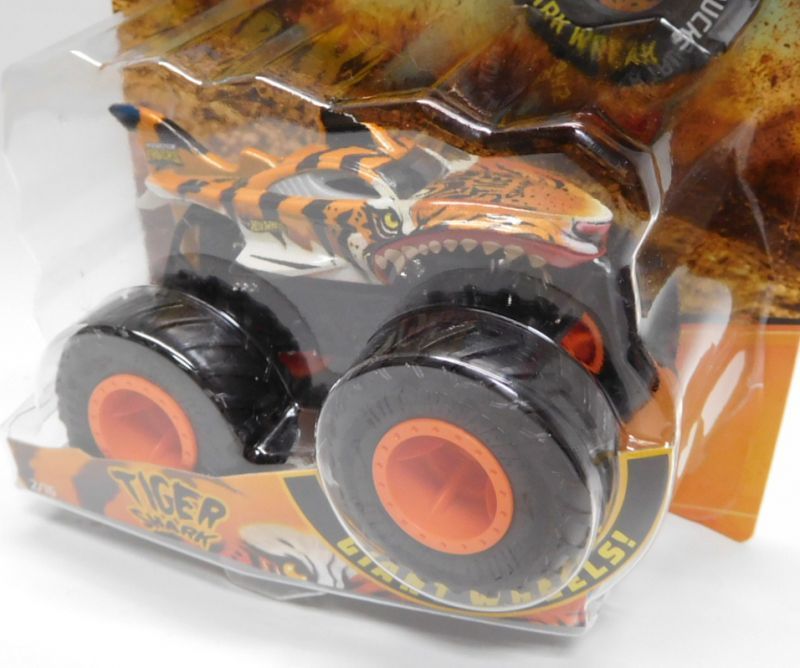 画像: 2018 HW MONSTER TRUCKS! 【TIGER SHARK】 ORANGE (includes COLLECTABLE WHEEL!)