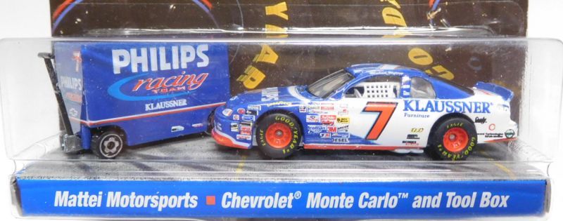 画像: 2000 HOT WHEELS RACING PIT CREW 【#7 TEAM PHILIPS RACING/CHEVY MONTE CARLO and TOOL BOX】　BLUE-WHITE/RR