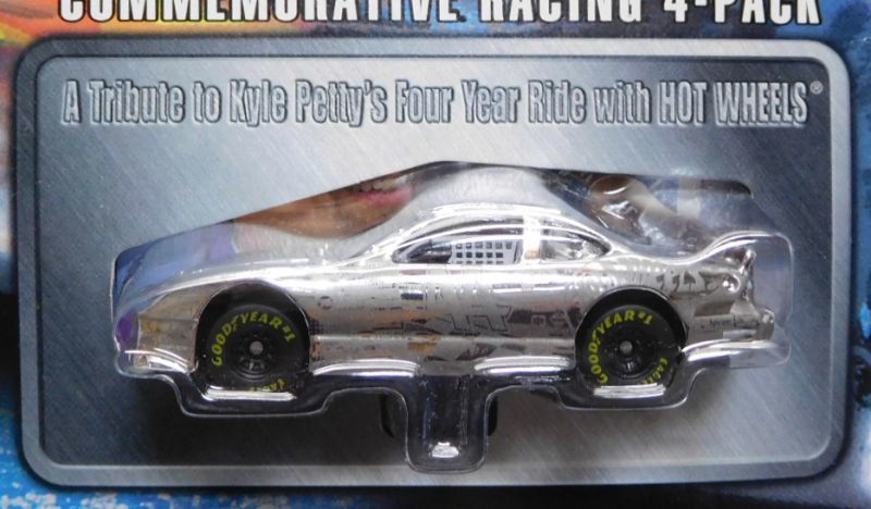 画像: 2000 HOT WHEELS RACING "COMMEMORATIVE RACING 4-PACK"【#44 (SPECIAL CHROME EDITION), #97, #6, #12】　