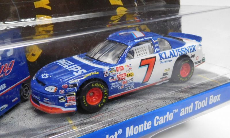 画像: 2000 HOT WHEELS RACING PIT CREW 【#7 TEAM PHILIPS RACING/CHEVY MONTE CARLO and TOOL BOX】　BLUE-WHITE/RR