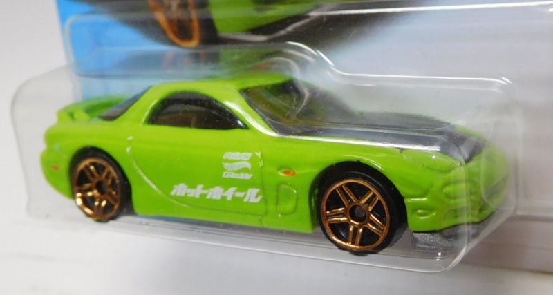 画像: 【'95 MAZDA RX-7】 LT.GREEN/PR5 (ホットホイールTAMPO)(インターナショナル・ショートカード）