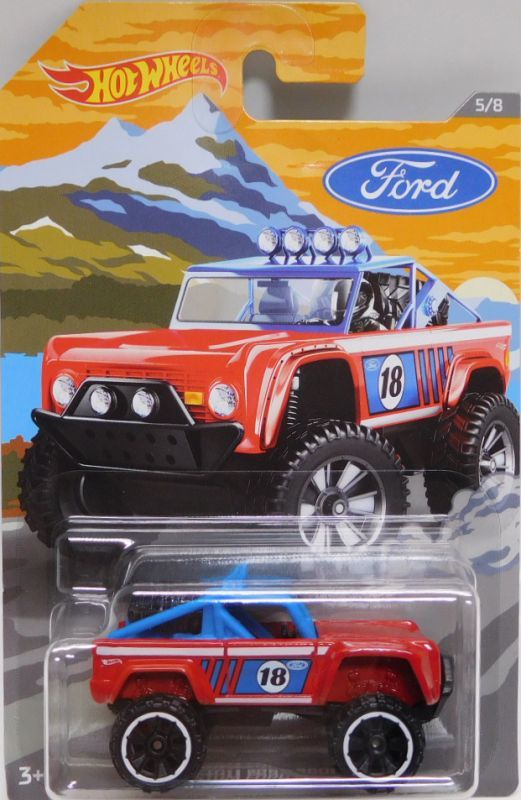 画像1: 2018 HW FORD TRUCK 【CUSTOM FORD BRONCO】RED/OR6SP (予約不可）