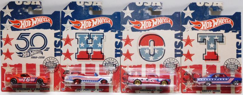 画像: 2018 WALMART EXCLUSIVE STARS AND STRIPES COLLECTION 【10種セット】