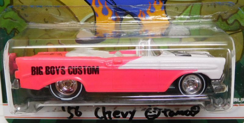 画像: BIG BOYS CUSTOM - OTAMA 【'56 CHEVY (カスタム完成品）】 PINK-WHITE/RR （送料サービス適用外） 