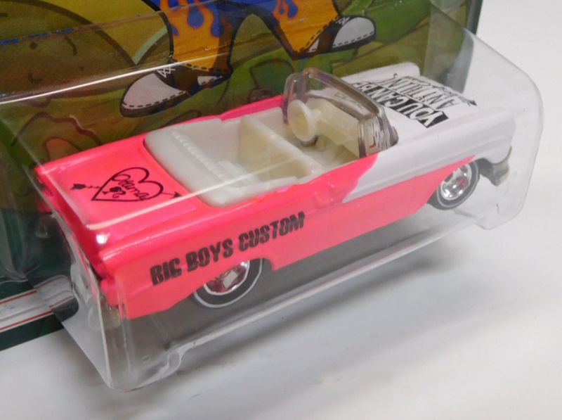 画像: BIG BOYS CUSTOM - OTAMA 【'56 CHEVY (カスタム完成品）】 PINK-WHITE/RR （送料サービス適用外） 