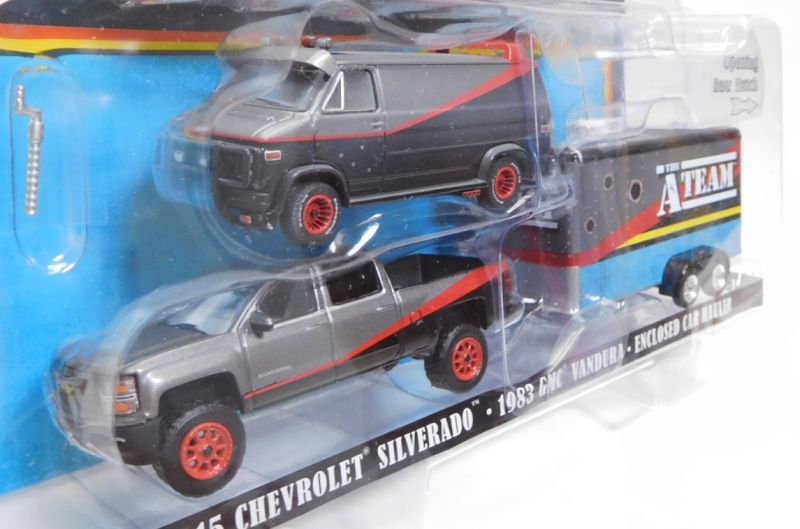 画像: 2018 GREENLIGHT HOLLYWOOD HITCH & TOW S5【THE A-TEAM】 2015 CHEVROLET SILVERADO/1983 GMC VANDURA(弾痕TAMPO)/ ENCLOSED CAR HAULER