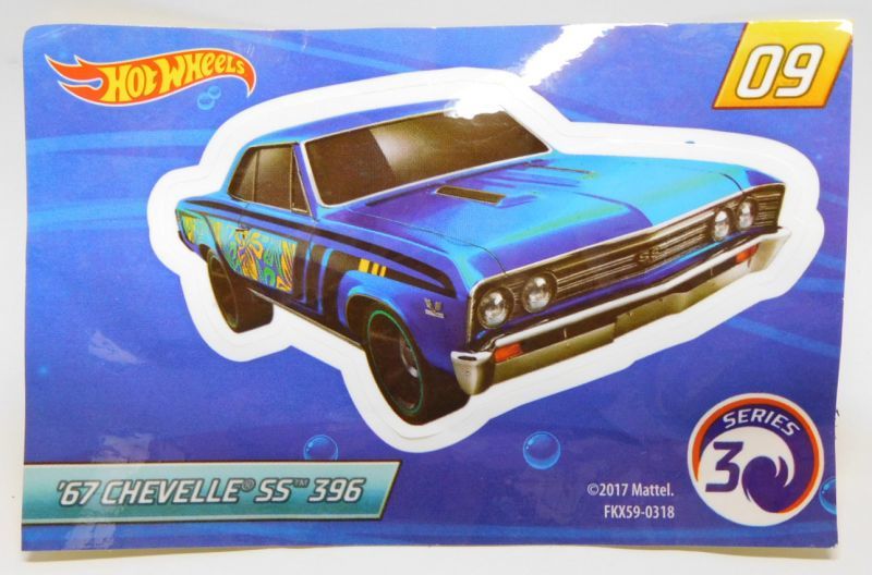 画像: 2018 WALMART EXCLUSIVE MYSTERY SERIES2 【'67 CHEVELLE SS 396】 FLAT BLUE/MC5 (予約不可）